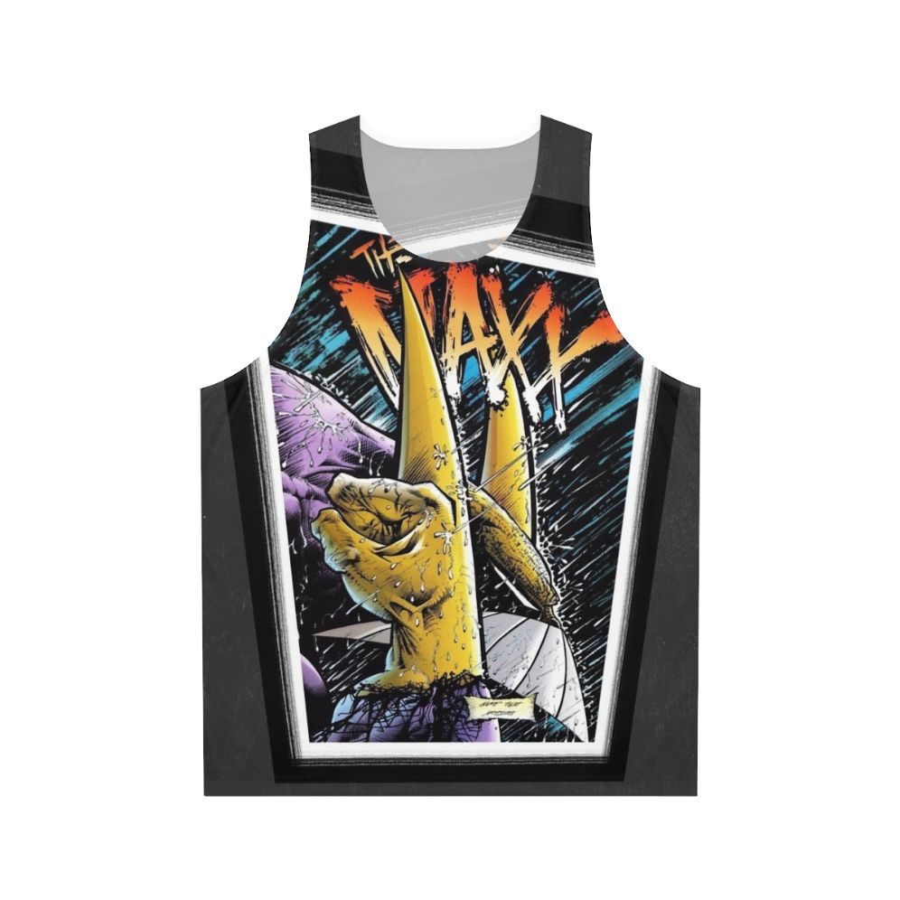 Retro graphic unisex tank top