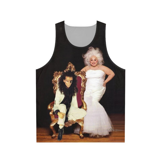 Pete Burns and Divine unisex tank top