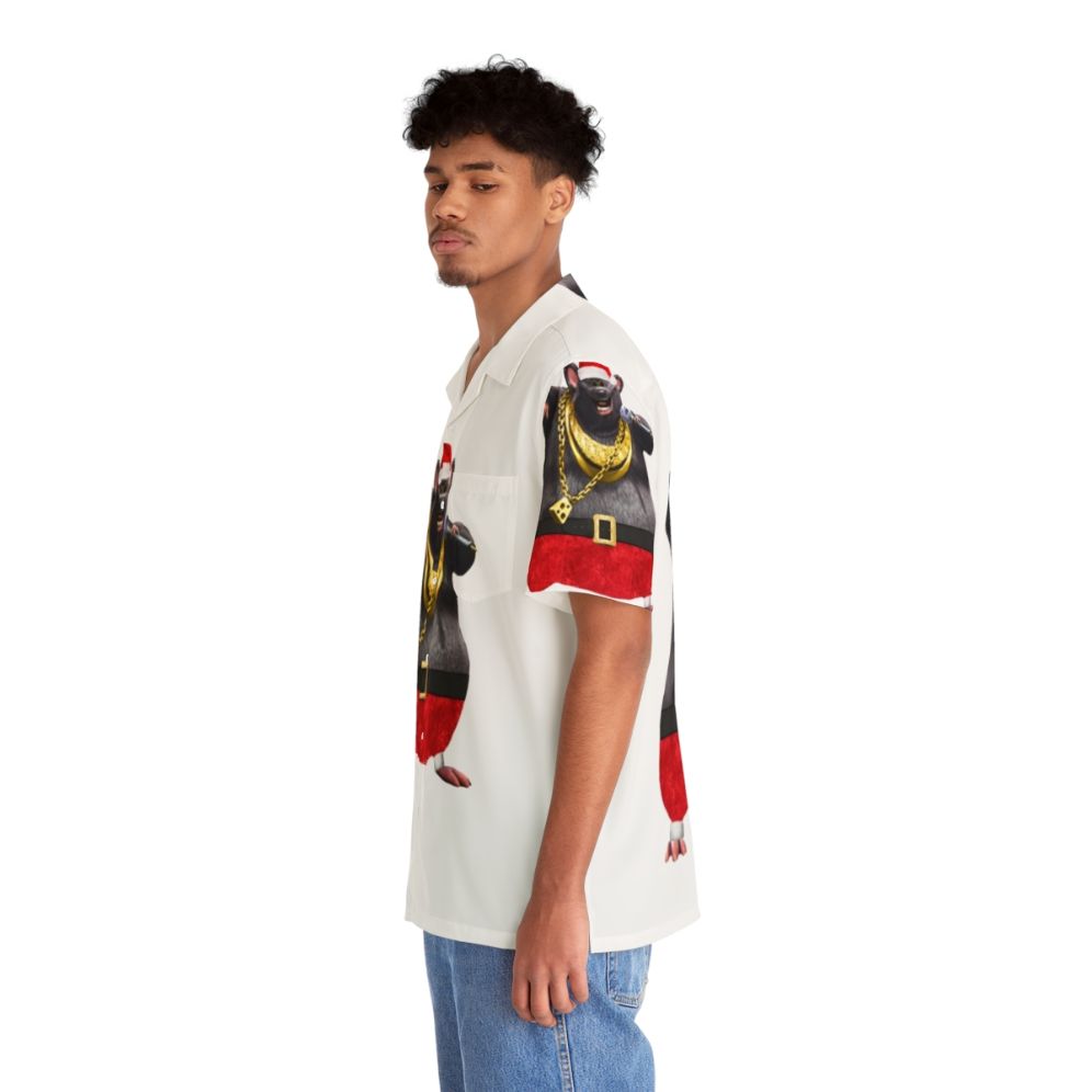 Biggie Cheese Christmas Hawaiian Shirt - People Left