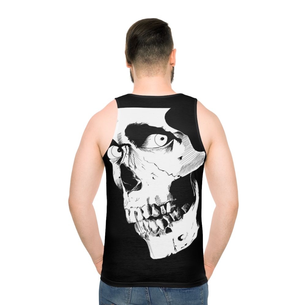 Evil Dead Skull Unisex Horror Movie Tank Top - men back