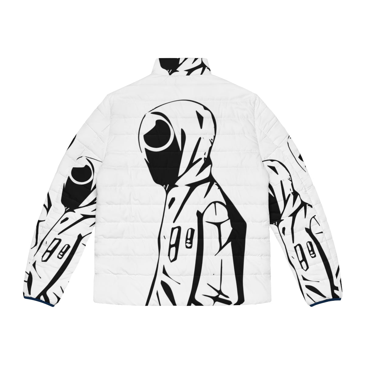 Squid Game Inspired Puffer Jacket, Comfortable Streetwear Outfit - Back