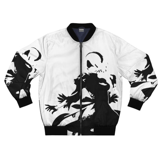 Nier Automata 2B Silhouette Bomber Jacket