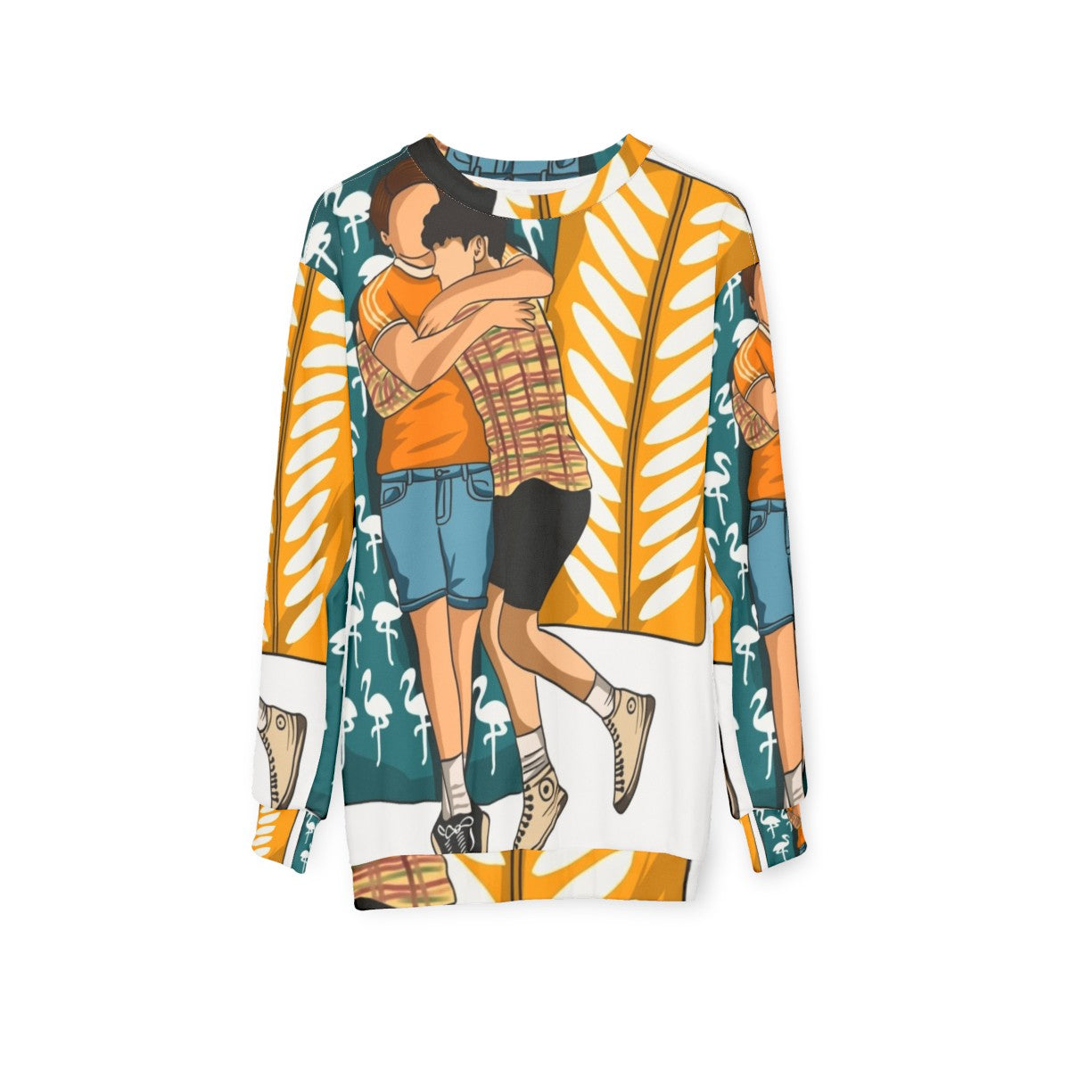 Heartstopper Nick and Charlie Sweatshirt - hanging