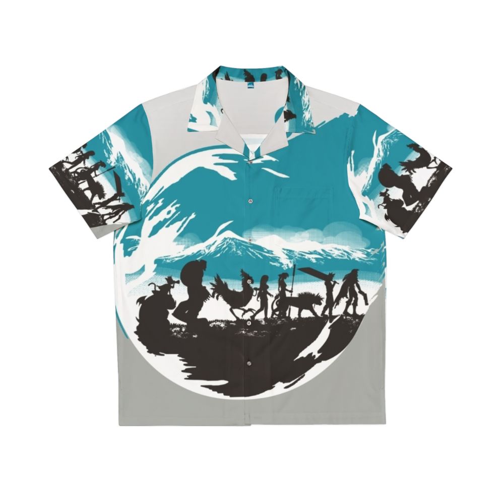 Fantasy Hawaiian Shirt with Lord of the Rings and Final Fantasy Themes