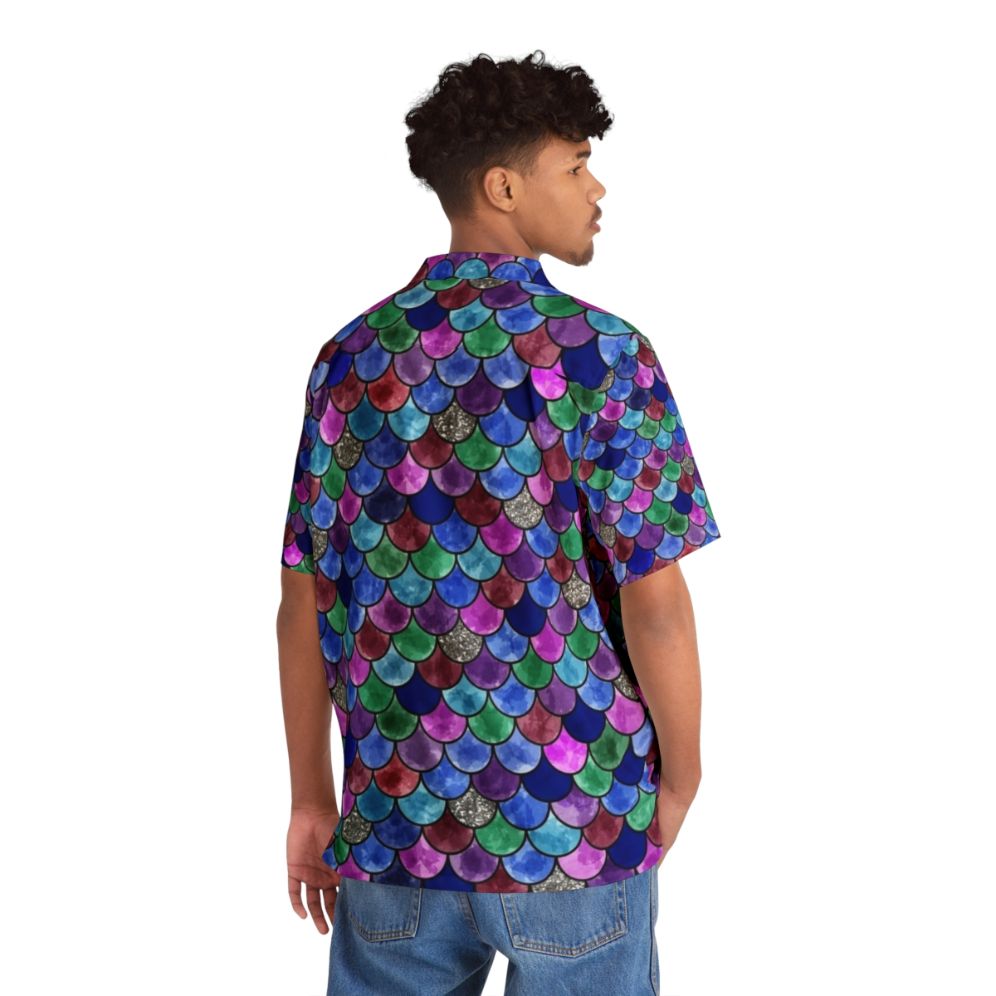 Vibrant Rainbow Fish Hawaiian Shirt - People Back