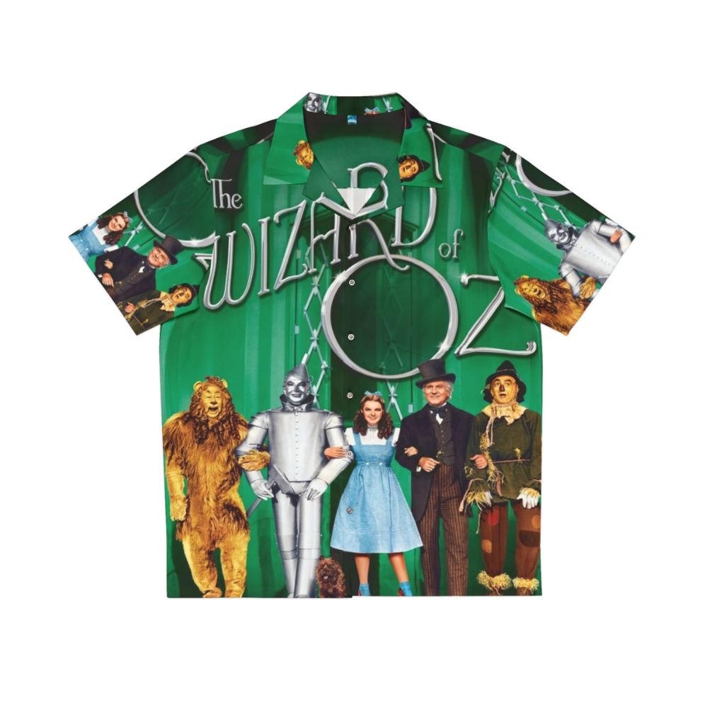 Wizard of Oz themed Hawaiian shirt with Oz characters and elements