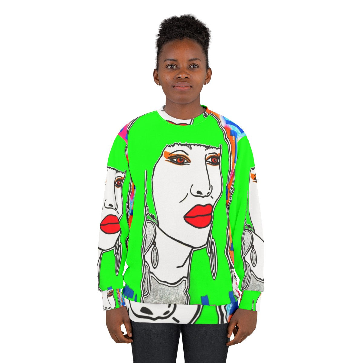 Pete Burns Dead or Alive Pop Music Graphic Sweatshirt - women