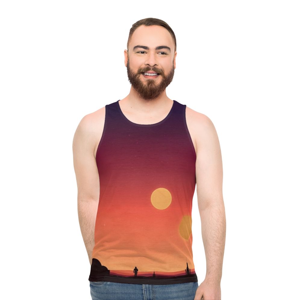 Tatooine Star Wars Unisex Tank Top - men