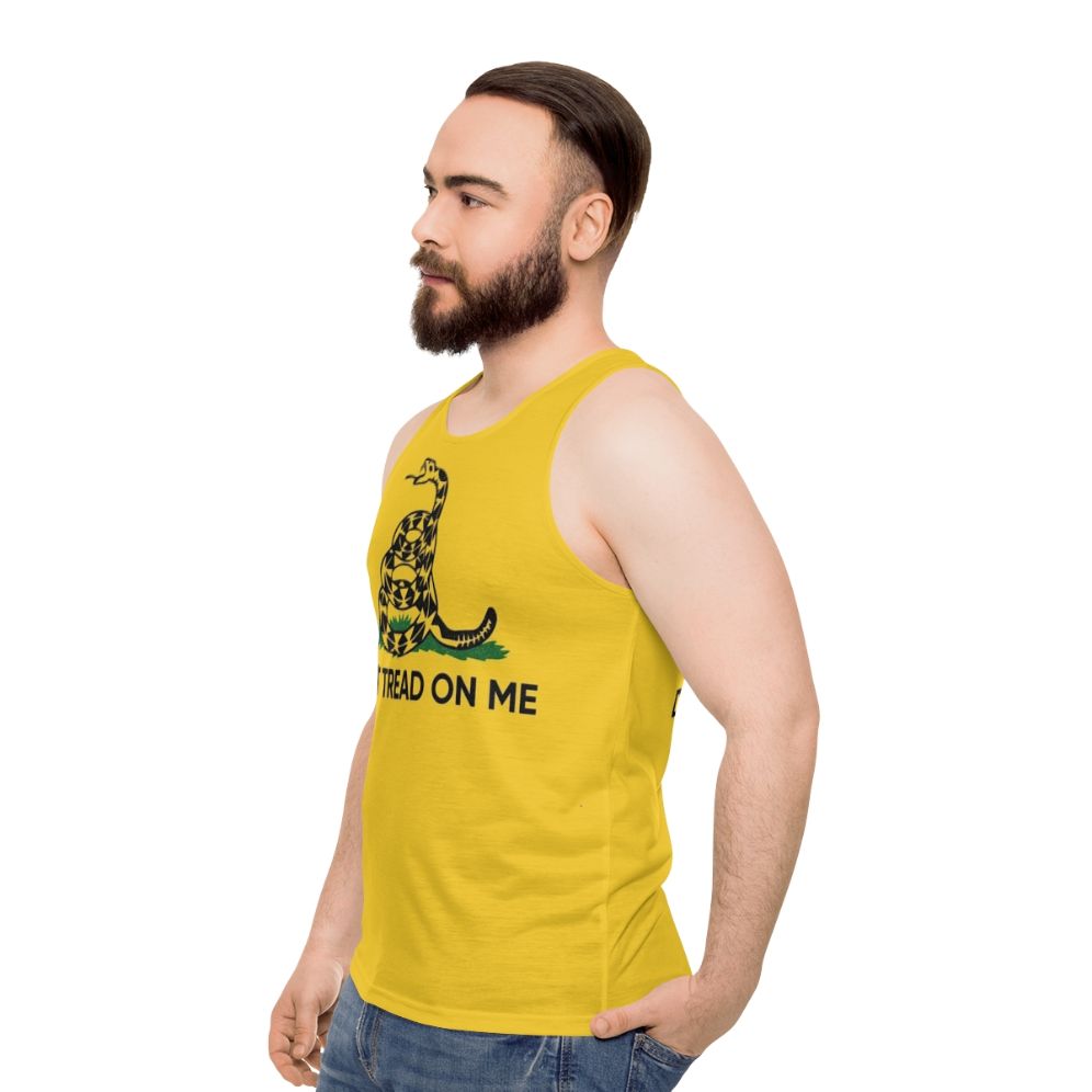 Don't Tread on Me Unisex Tank Top - men side