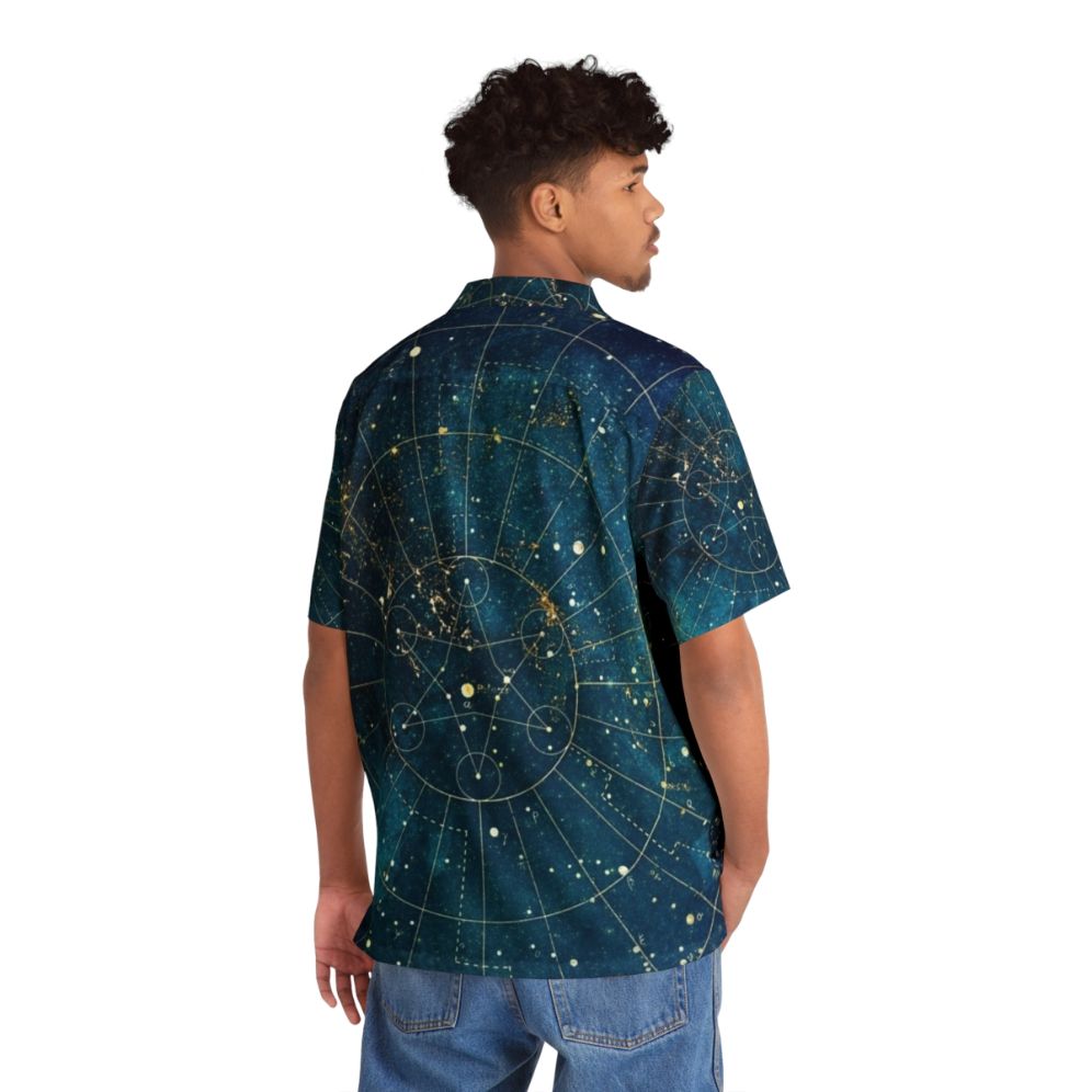 Celestial star map hawaiian shirt - People Back