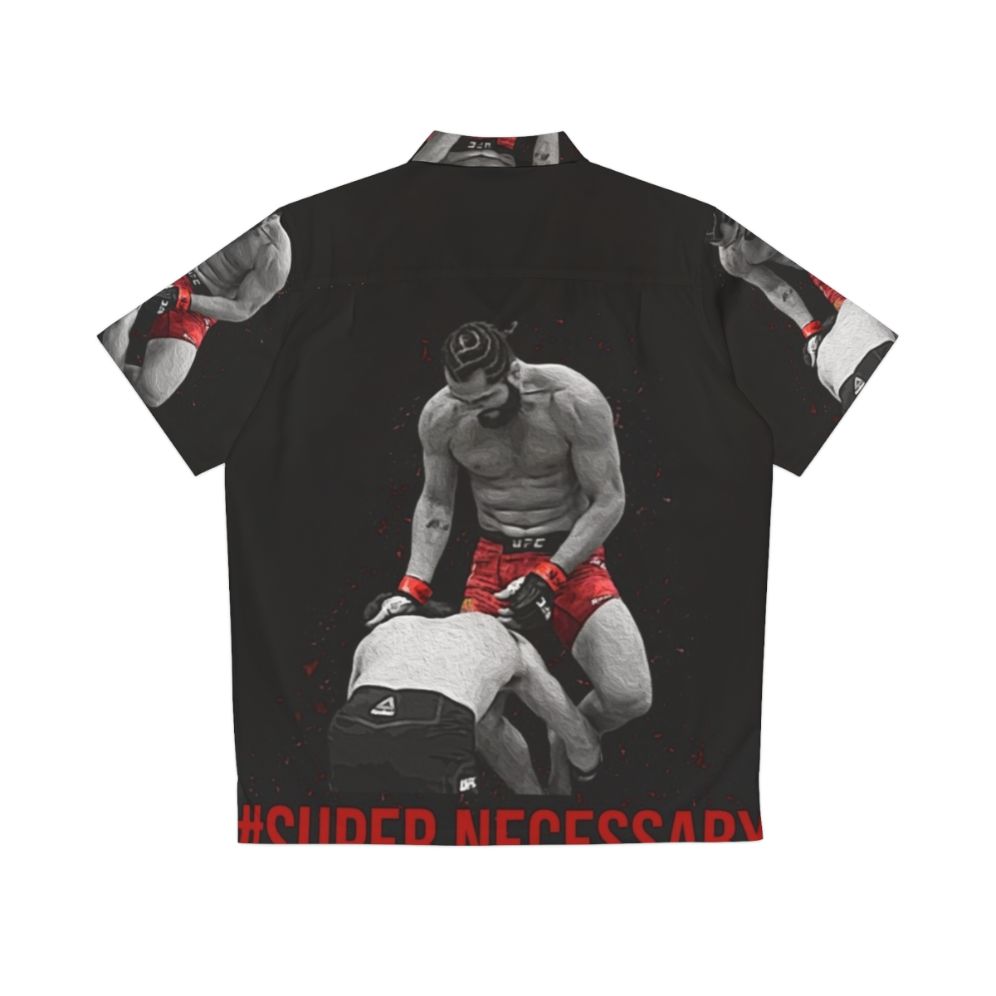 Jorge Masvidal Super Necessary UFC Hawaiian Shirt - Back