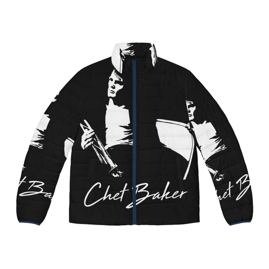 Chet Baker Inspired Jazz Puffer Jacket featuring a classic design and premium materials