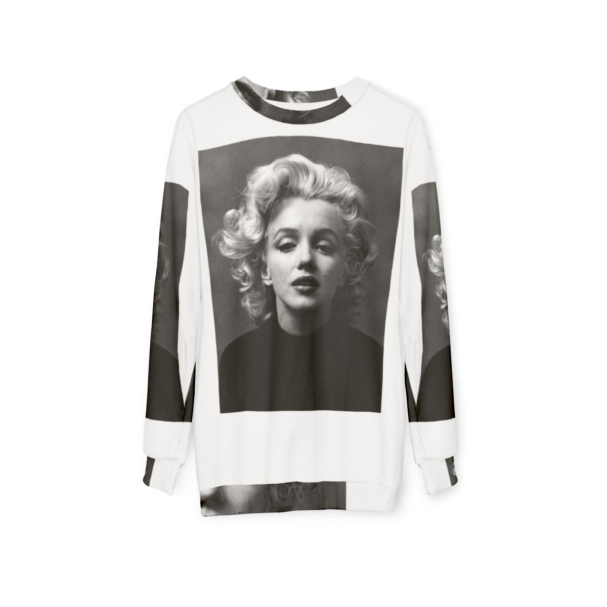 Vintage Marilyn Monroe Black and White Sweatshirt - hanging