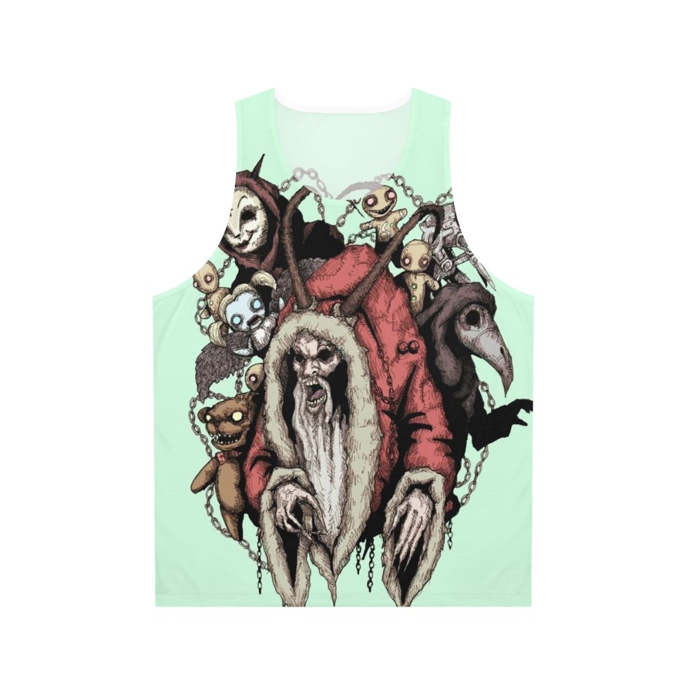 Krampus Christmas Horror Gothic Unisex Tank Top