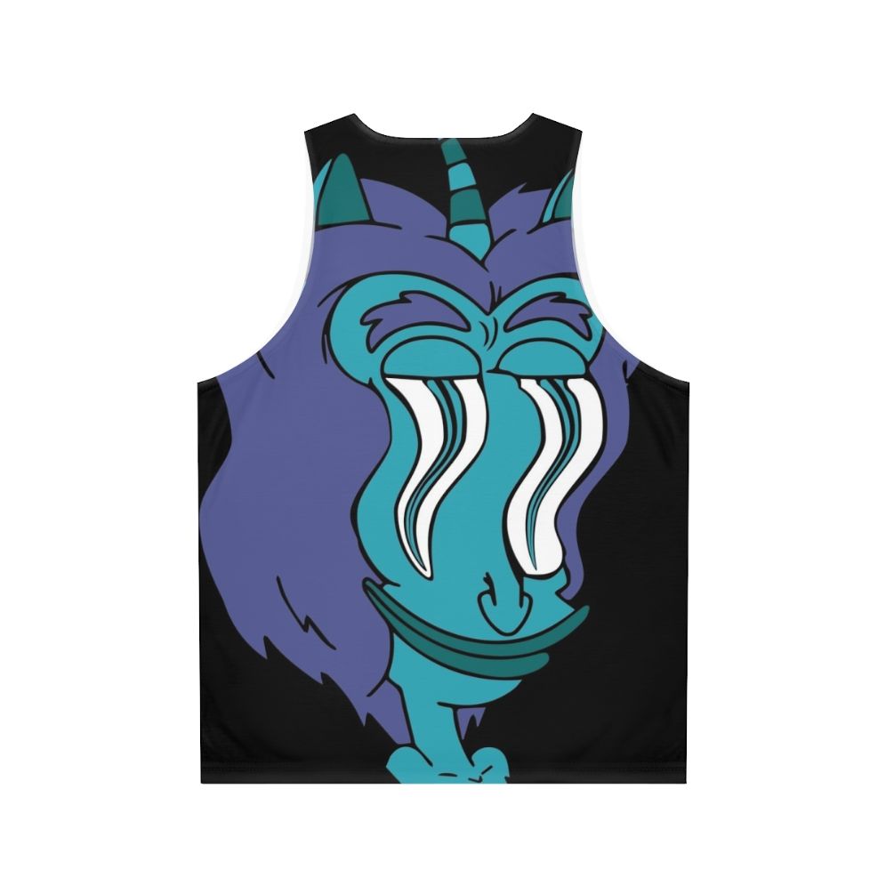 Big Mouth Hormone Monster Unisex Comedy Tank Top - Back