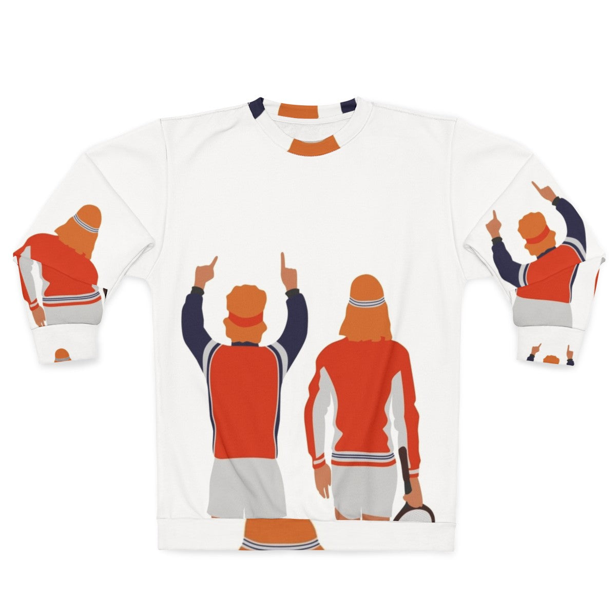 Borg McEnroe Tennis Player Sweatshirt