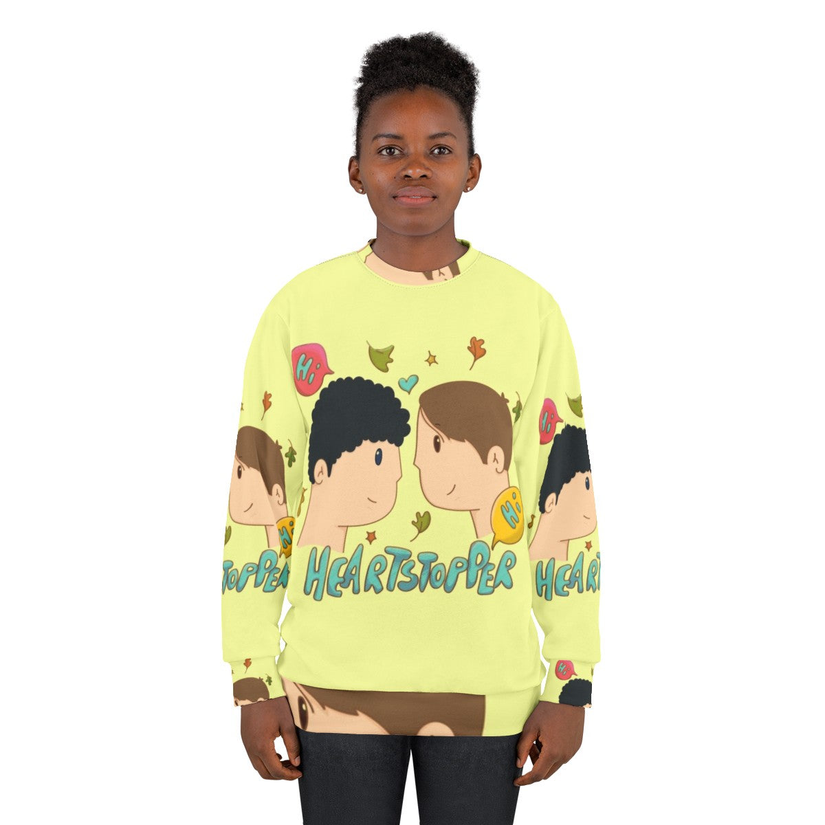 Heartstopper Nick and Charlie Leaves Sweatshirt - women