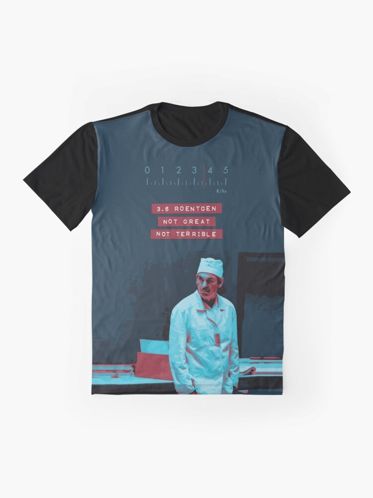 Chernobyl Reactor 3.6 Roentgen "Not Great, Not Terrible" Graphic T-Shirt - Flat lay