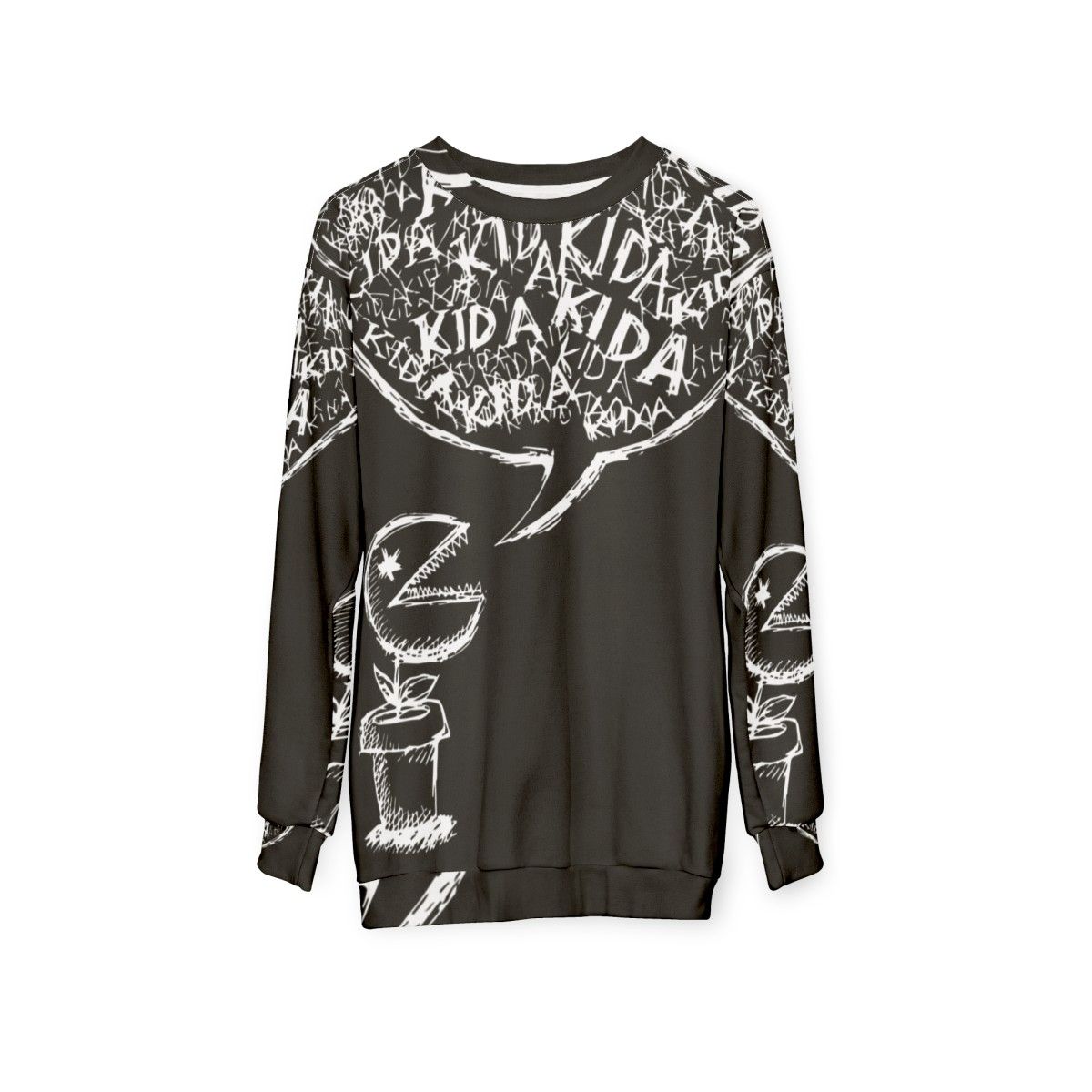 Radiohead 'Kid A' Inverted Design Sweatshirt - hanging