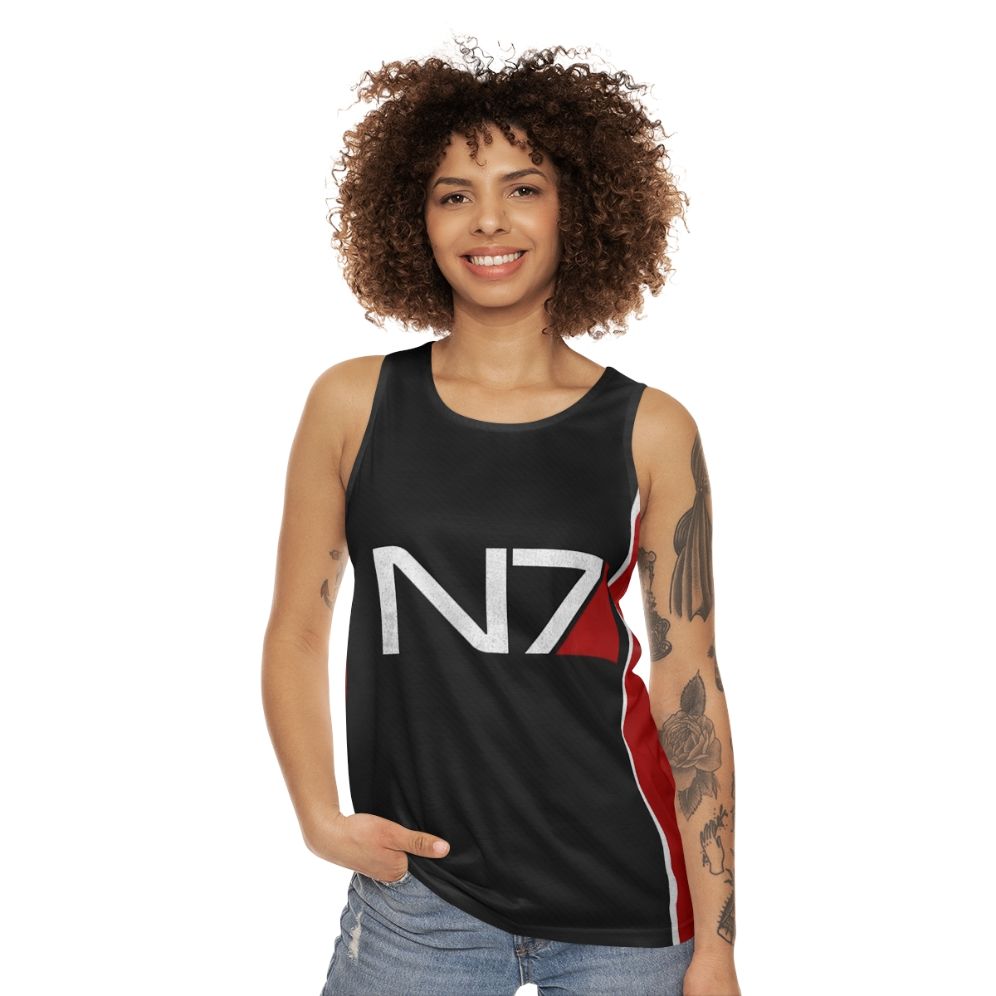 Mass Effect N7 Unisex Tank Top - women