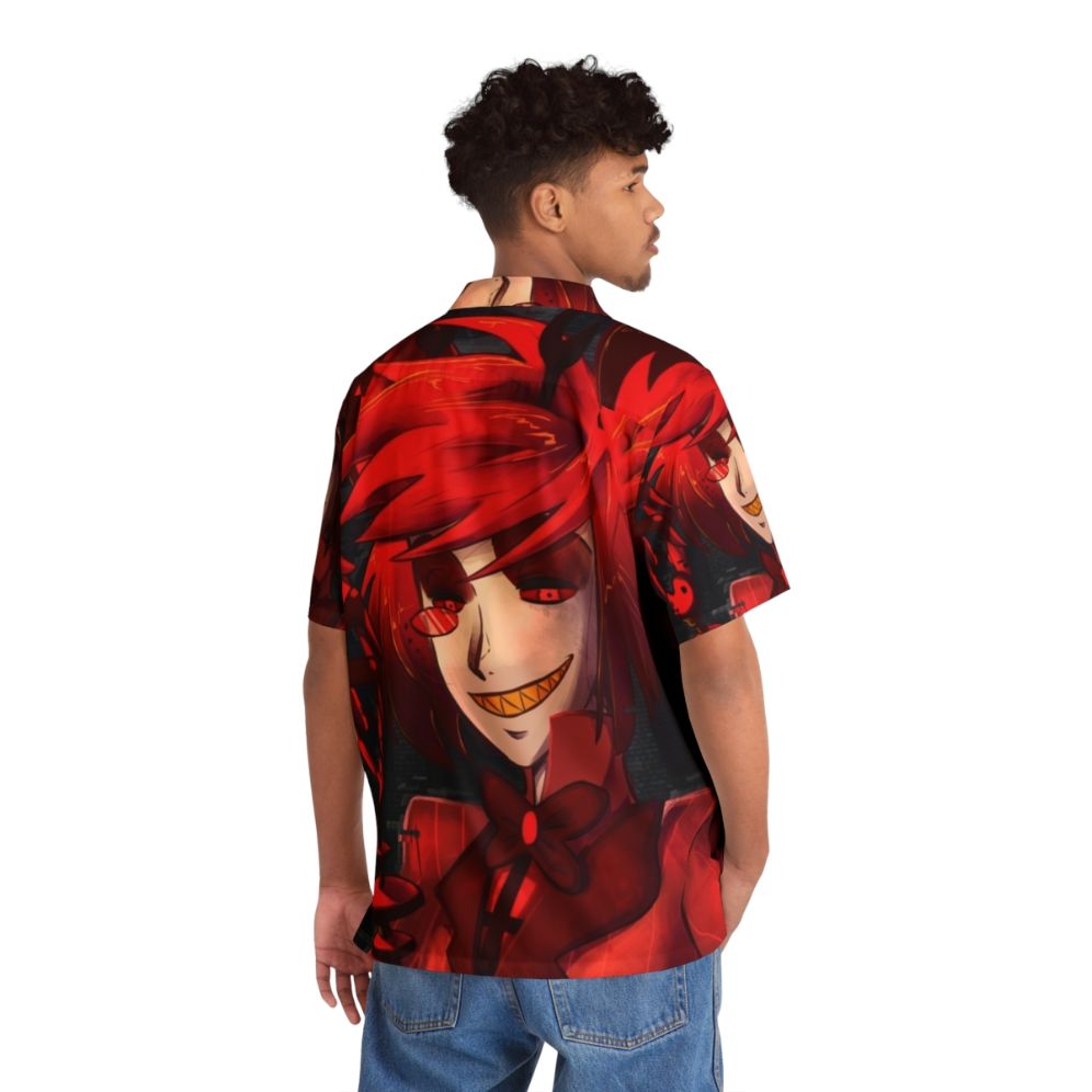 Hazbin Hotel Alastor Tropical Hawaiian Shirt - People Back