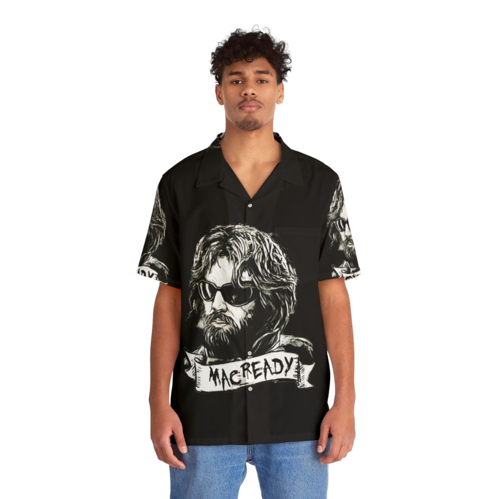 Macready Hawaiian Shirt - The Thing 80s Horror Inspired - People Front