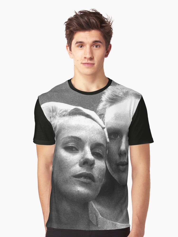 Graphic t-shirt featuring the iconic film "Persona" by Swedish director Ingmar Bergman - Men