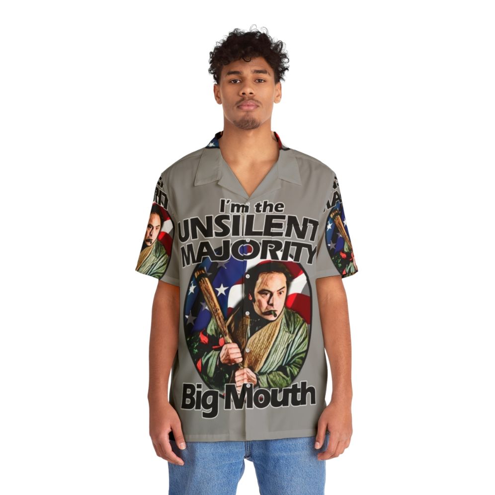 Unsilent Majority Big Mouth Hawaiian Shirt - People Front