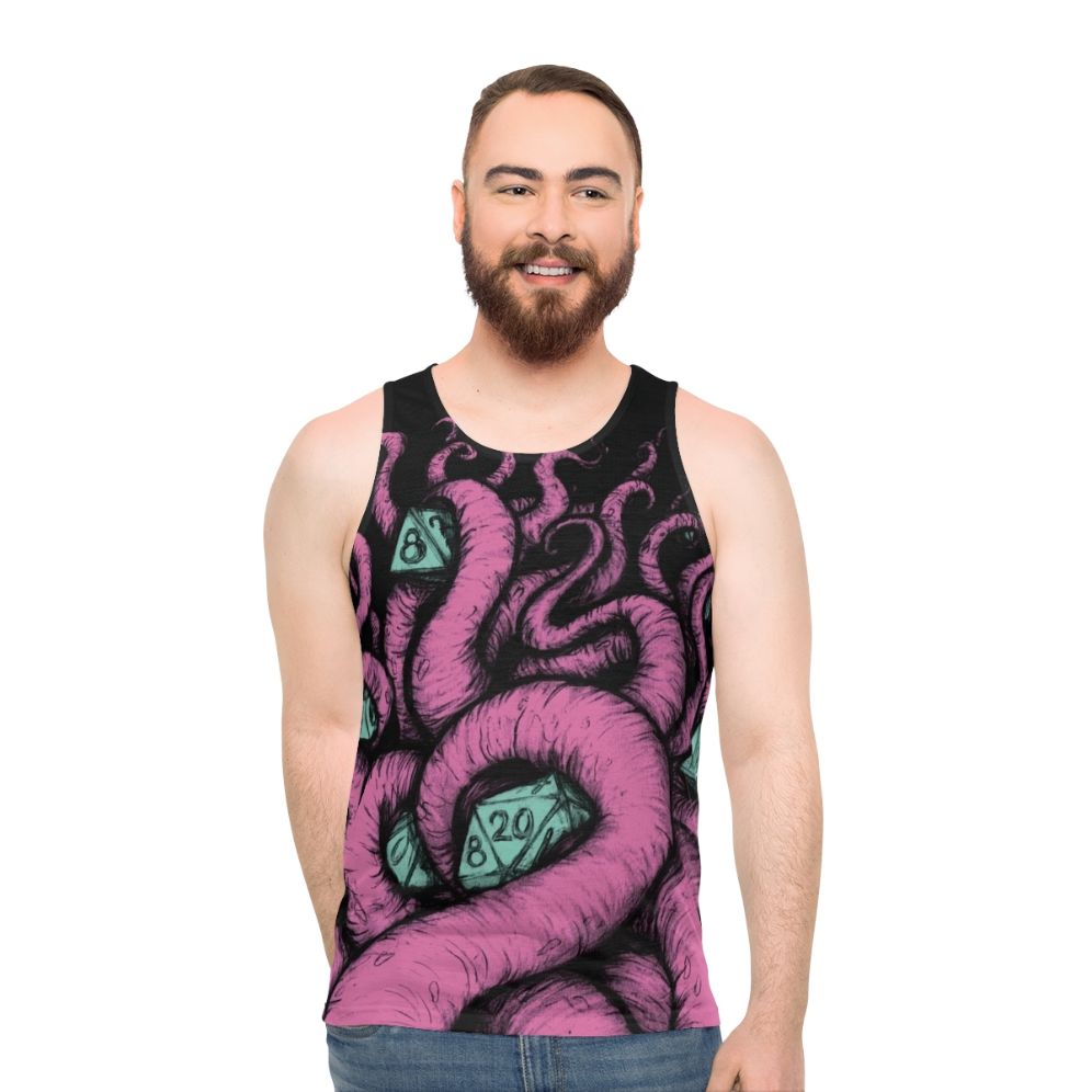 Wife of Cthulhu Unisex DnD Tabletop Gaming Tank Top - men