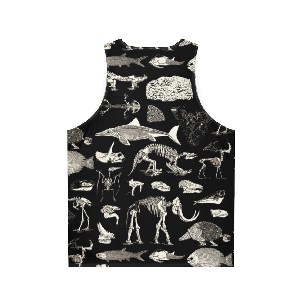 Paleontology Illustration Unisex Tank Top - Back