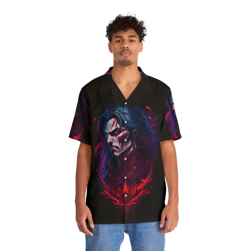 Castlevania Dracula Vampire Lord Hawaiian Shirt - People Front