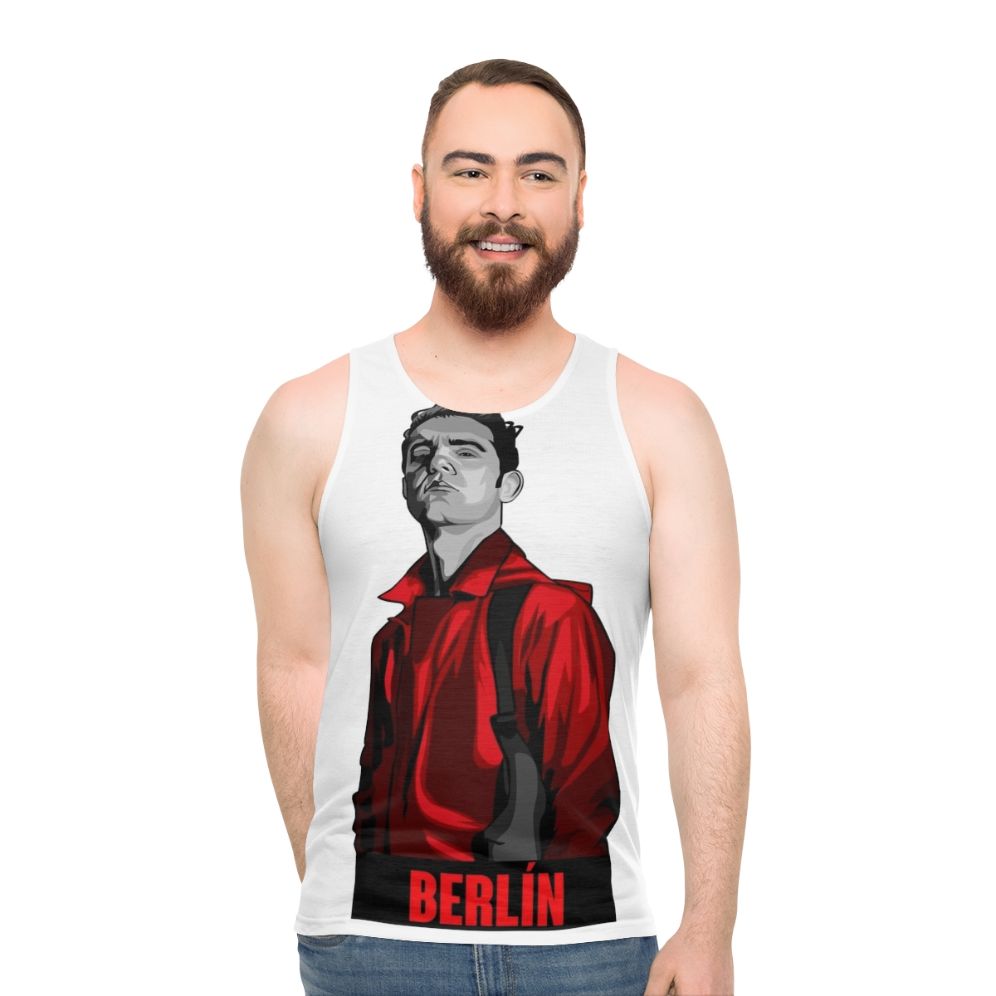 Money Heist Berlin Unisex Tank Top - men