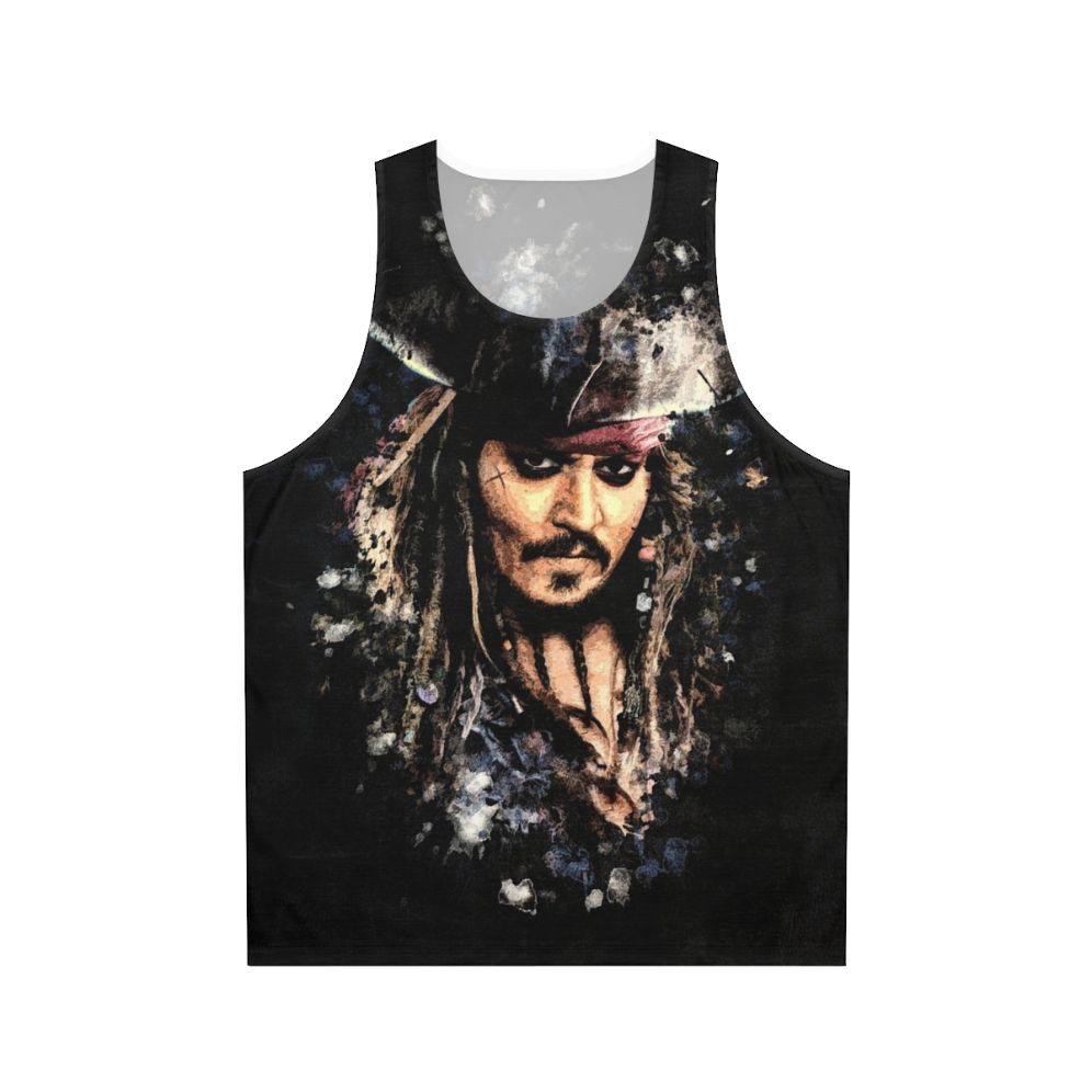 Captain Jack Sparrow grunge pirate portrait