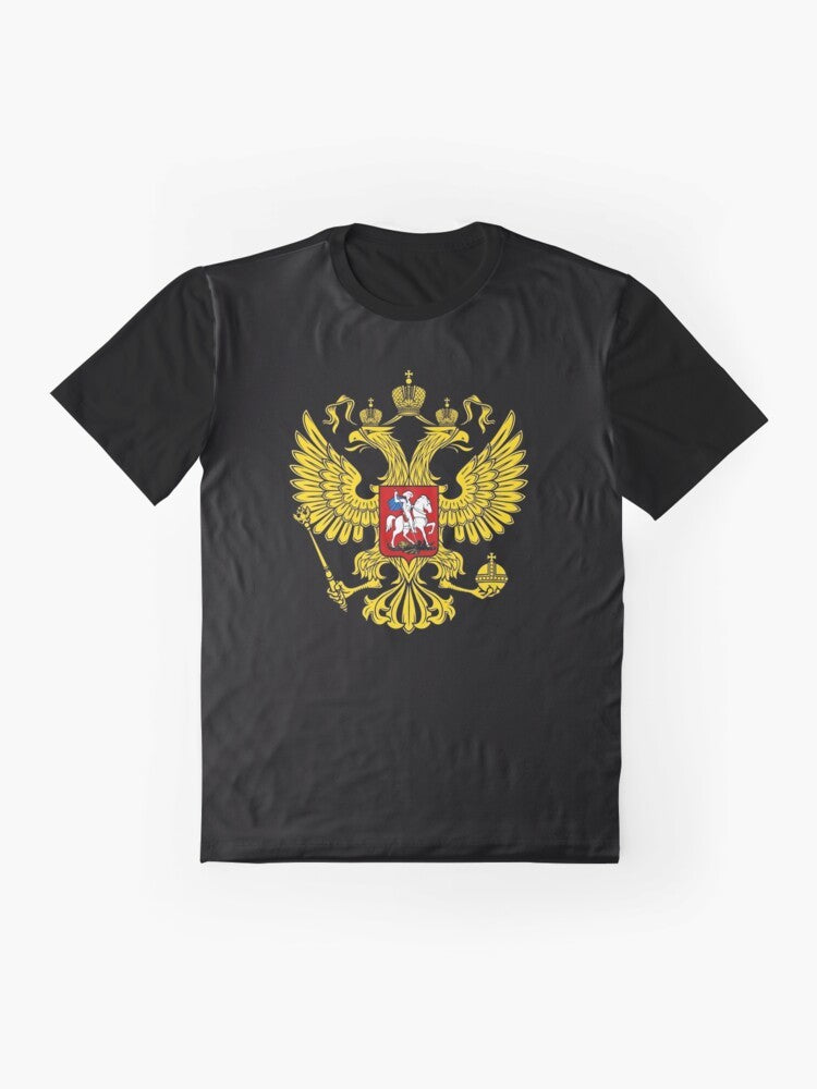 Russia Coat of Arms Graphic T-Shirt - Flat lay