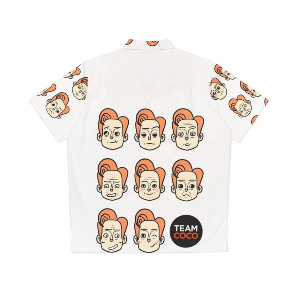 Conan Obrien Hawaiian Shirt with Conan Heads - Back