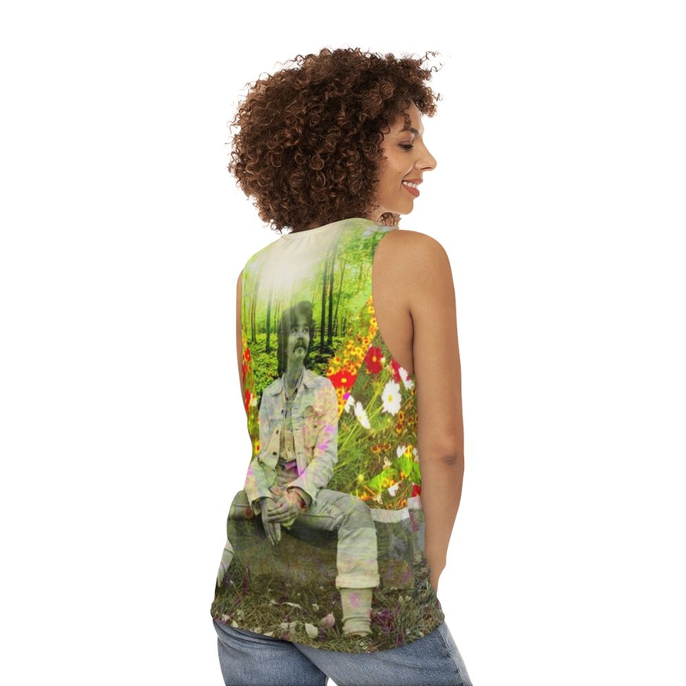 John Prine Unisex Tank Top - women back