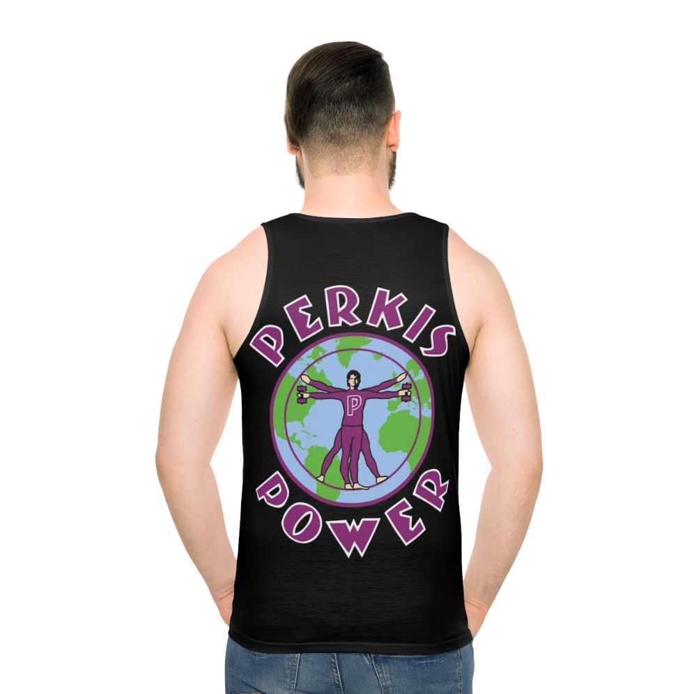 Perkis Power Unisex 90s Tank Top - men back