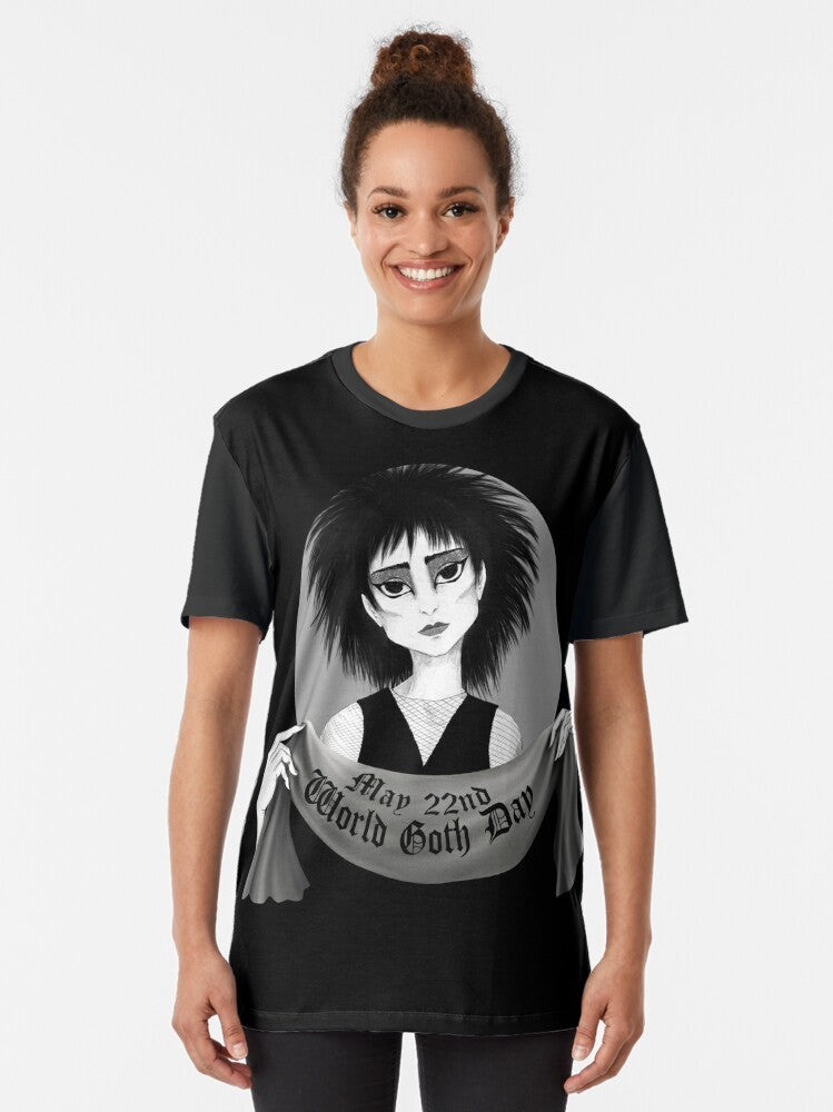 World Goth Day Siouxsie and the Banshees inspired graphic t-shirt - Women