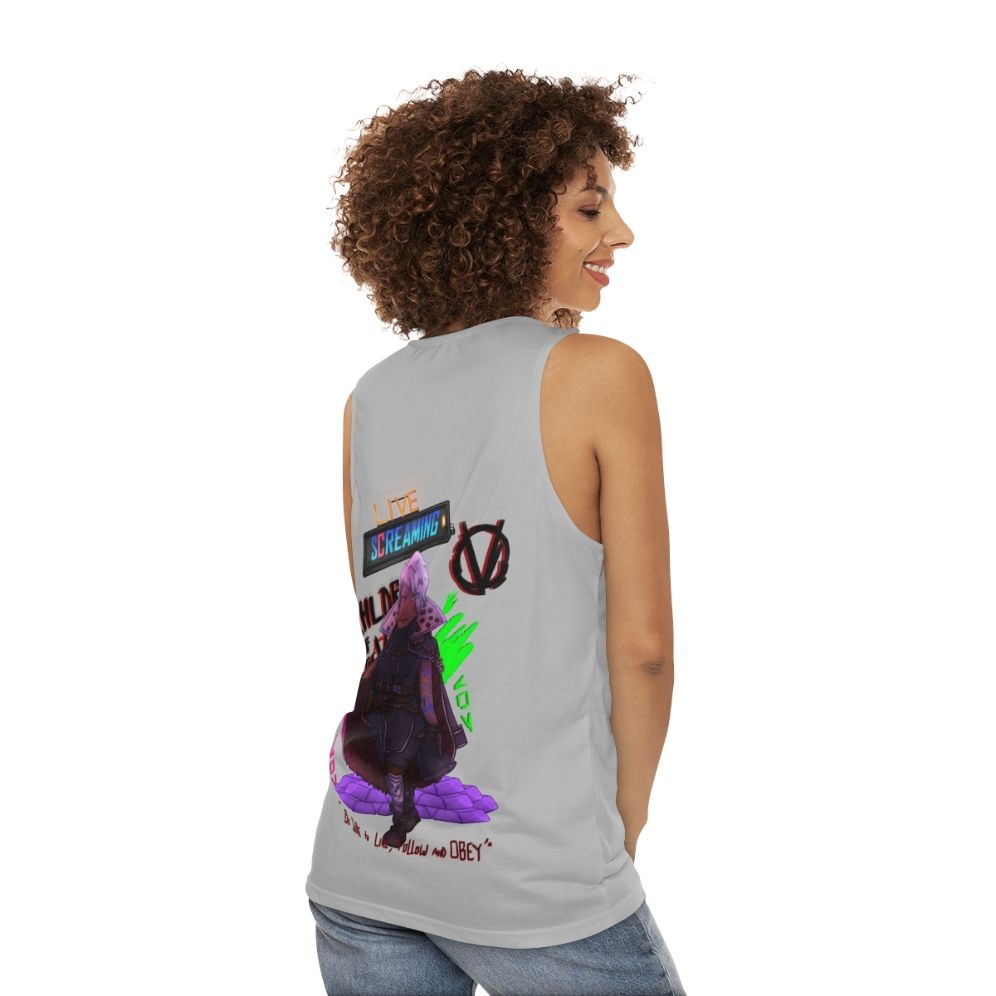 Borderlands 3 Tyreen Calypso Unisex Tank Top - women back