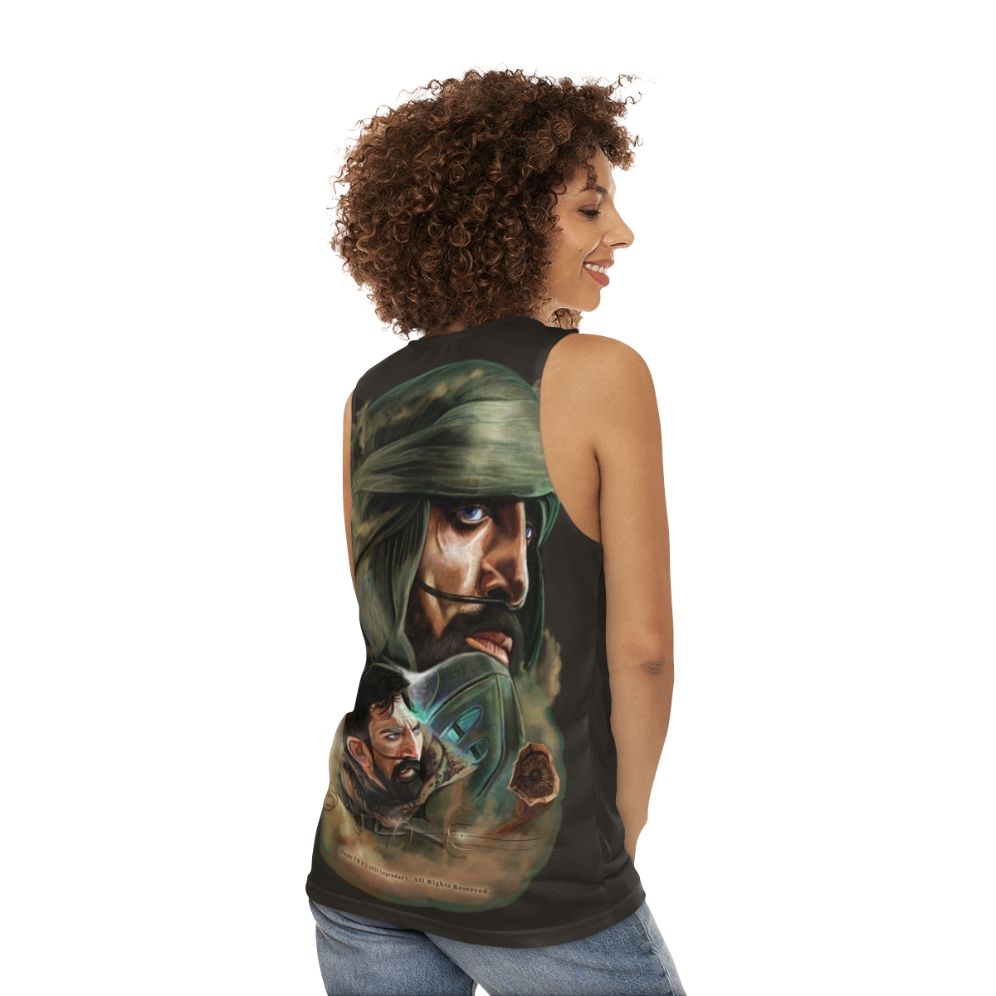 Dune Stilgar Painting Unisex Tank Top - women back