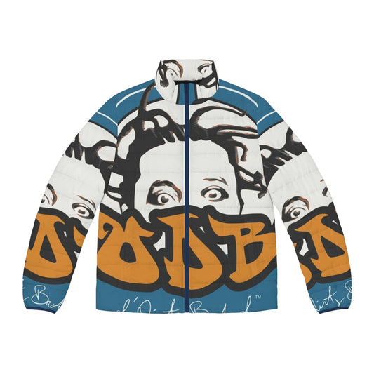 ODB NYC Graffiti Style Puffer Jacket featuring urban graffiti-inspired design