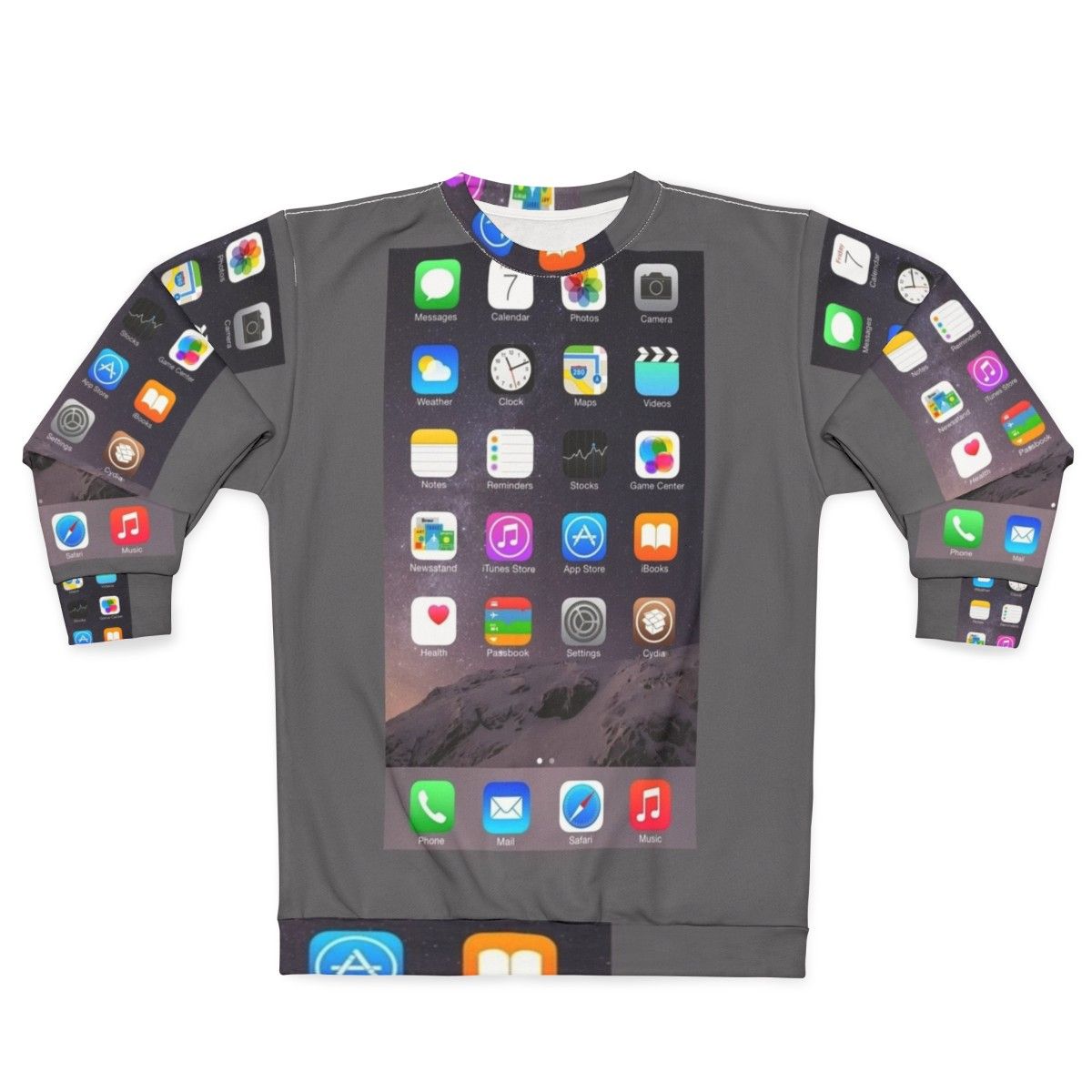 Minimalist iPhone Homescreen Sweatshirt