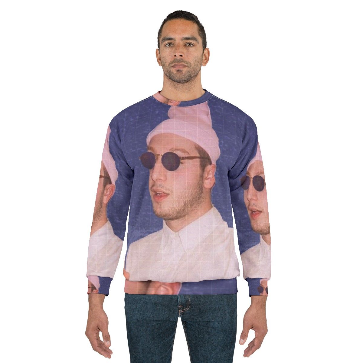 BBNo Yung Gravy Galaxy Print Rap Music Sweatshirt - men