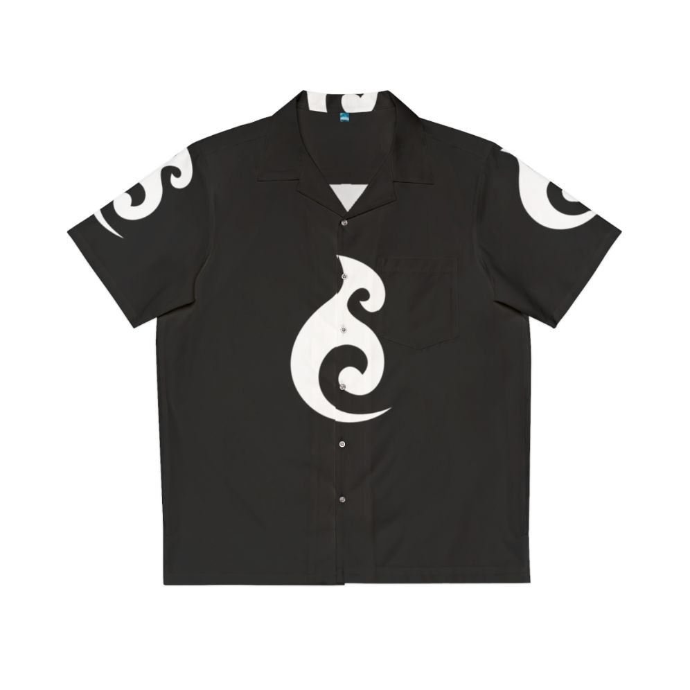 Moana Ocean Maori Symbol White Hawaiian Shirt