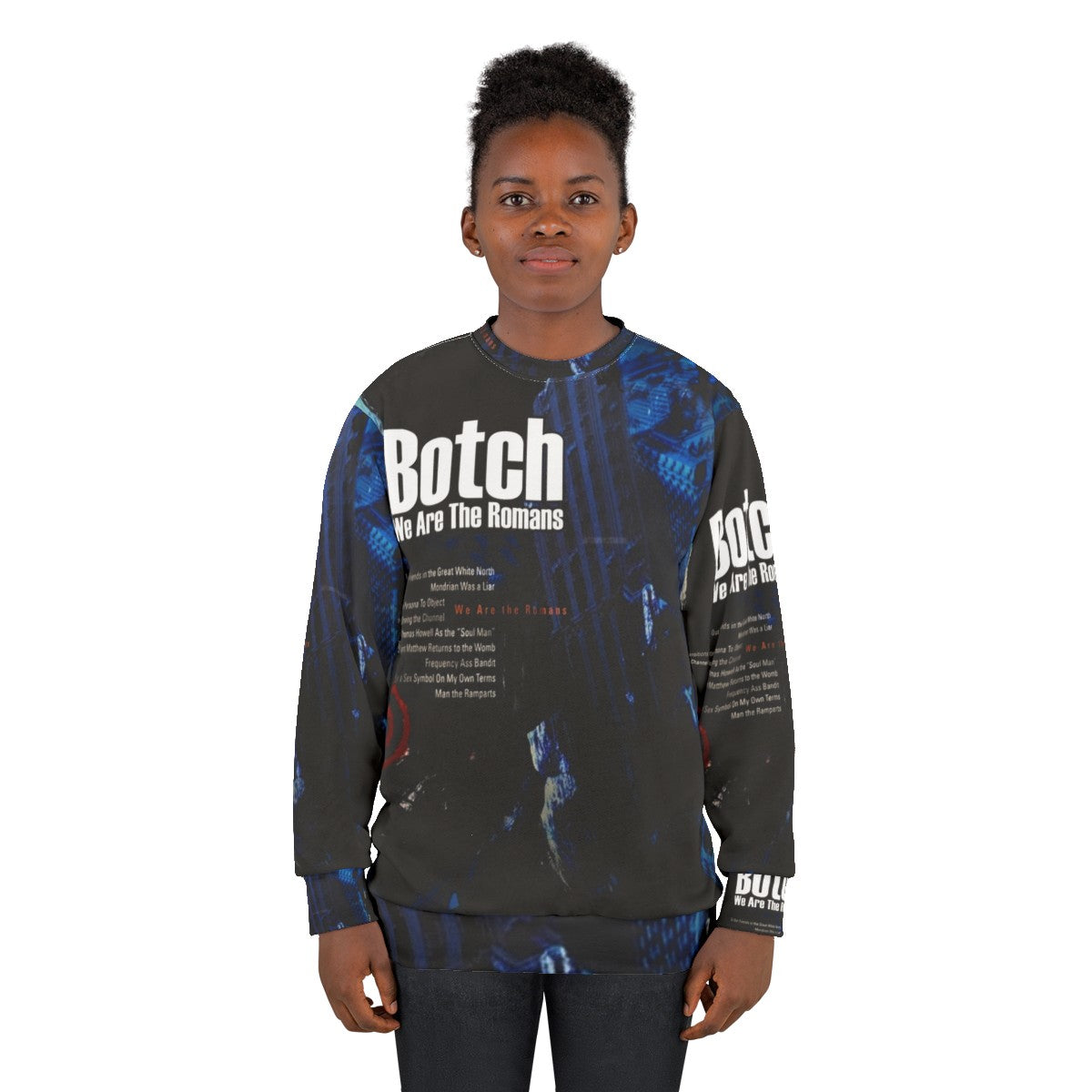 Botch hardcore metal sweatshirt with graphic design - women