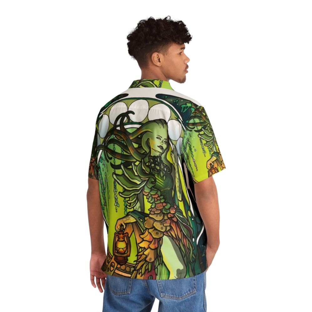 Vraska The Golgari Queen Hawaiian Shirt with MTG Inspired Design - People Back