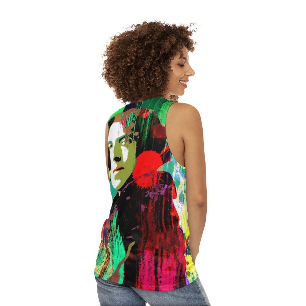 Oscar Wilde Unisex Tank Top - women back