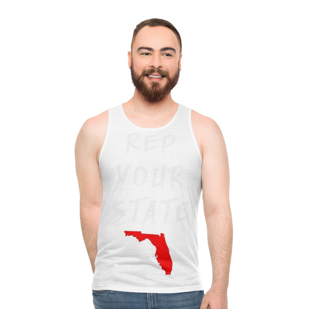 Unisex Florida state pride tank top - men