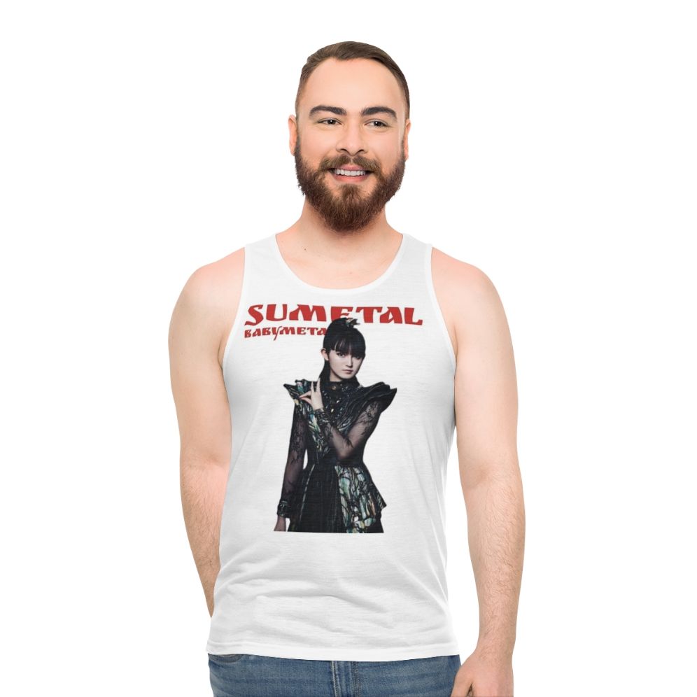 Sumetal unisex metal band tank top - men