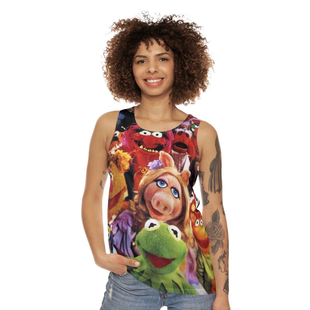 Vintage Muppet Show Retro TV Unisex Tank Top - women